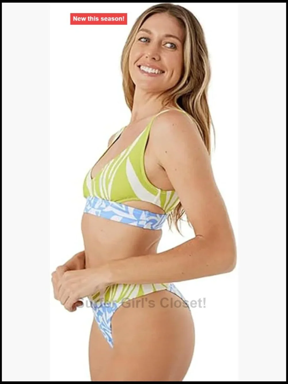 Strapless Bandeau Bikini Top, UPF 50+, Quick-Dry Swimsuit Top